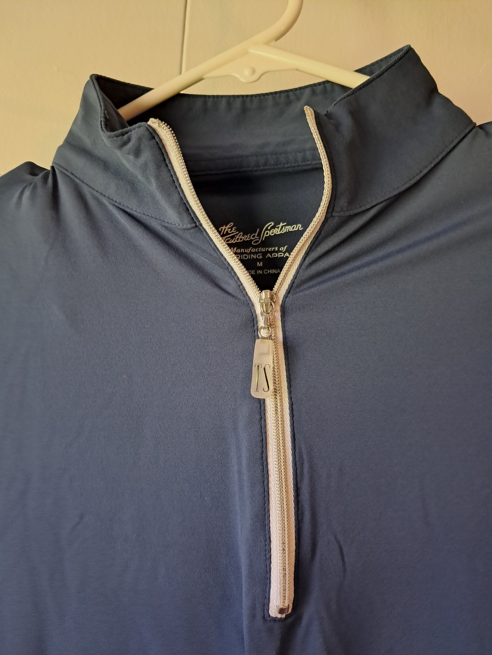 The Tailored Sportsman IceFil Navy Performance Top- Quarter Zip - Picture 5 of 6